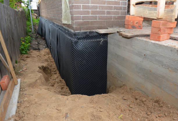 SJ Waterproofing Pros technician performing targeted Crawl Space Encapsulation assessment in Radnor, OH
